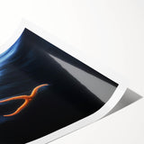 Underwater Drift – Dynamic Abstract Ocean Motion Wall Art Design