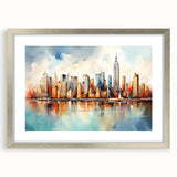 Vibrant Cityscape Office Wall Art – Modern Corporate Decor