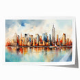 Vibrant Cityscape Office Wall Art – Modern Corporate Decor
