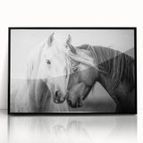 Framed acrylic artwork featuring a stylized animal design with vibrant colors and intricate details, showcased against a sleek black frame, perfect for modern decor.