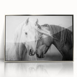 Framed acrylic artwork featuring a silver animal design, showcasing intricate details and vibrant colors. Ideal for modern home decor or art collectors.