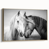 Framed canvas artwork showcasing a vibrant animal design with gold accents, side view highlighting the elegant frame and unique textures, perfect for home decor.