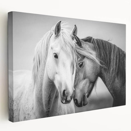 Stretched canvas displaying vibrant animal designs in an artistic arrangement, showcasing rich colors and intricate details, ideal for enhancing home decor.