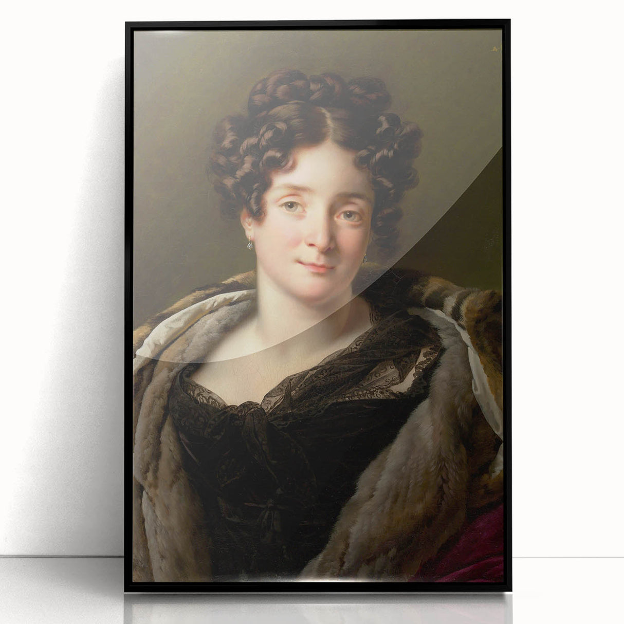 Neoclassical Art Print: Madame Reizet Portrait - Timeless Elegance