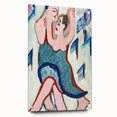 Vibrant Expressionist Dancing Couple - Colorful Canvas Print