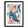 Vibrant Expressionist Dancing Couple - Colorful Canvas Print