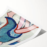 Vibrant Expressionist Dancing Couple - Colorful Canvas Print