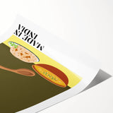 Extra large rolled print featuring line art flowers in black and white, ideal for large living room wall art.