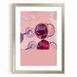 Textured art featuring abstract swirls in muted beige and cream, framed in silver, ideal for bedroom wall decor.