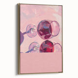 Framed canvas featuring a vintage poster of a black and gold landscape painting, ideal for bedroom wall art.