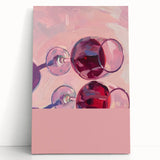 Large black and white stretched canvas featuring a vintage coffee cup design, ideal for kitchen wall art.