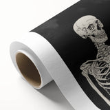 Spooky Wall Art - Trio of Skeletons Halloween Canvas Print