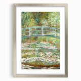 Claude Monet's Bridge over a Pond of Water Lilies - Serene Impressionist Art