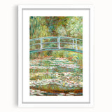 Claude Monet's Bridge over a Pond of Water Lilies - Serene Impressionist Art