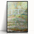 Claude Monet's Bridge over a Pond of Water Lilies - Serene Impressionist Art