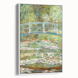 Claude Monet's Bridge over a Pond of Water Lilies - Serene Impressionist Art