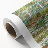 Claude Monet's Bridge over a Pond of Water Lilies - Serene Impressionist Art