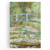 Claude Monet's Bridge over a Pond of Water Lilies - Serene Impressionist Art