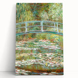 Claude Monet's Bridge over a Pond of Water Lilies - Serene Impressionist Art