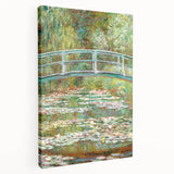 Claude Monet's Bridge over a Pond of Water Lilies - Serene Impressionist Art