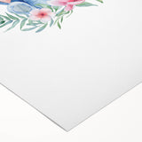 Nursery Wall Art – Meditative Elephant and Floral Watercolor Print