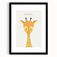 Giraffe Nursery Wall Art - Baby Room Decor for Kids