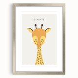 Giraffe Nursery Wall Art - Baby Room Decor for Kids