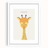 Giraffe Nursery Wall Art - Baby Room Decor for Kids