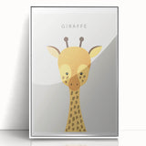 Giraffe Nursery Wall Art - Baby Room Decor for Kids