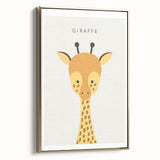 Giraffe Nursery Wall Art - Baby Room Decor for Kids