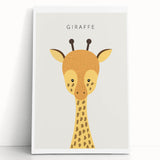 Giraffe Nursery Wall Art - Baby Room Decor for Kids