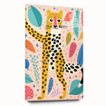 Framed Canvas Art for Children – Playful Leopard Wall Decor