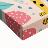 Framed Canvas Art for Children – Playful Leopard Wall Decor