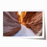 Vibrant landscape print showcasing stunning canyons in rich earth tones, rolled and ready for framing. Ideal for nature lovers and home decor enthusiasts.
