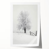 Vibrant rolled print showcasing a serene countryside landscape with rolling hills, lush greenery, and a bright blue sky, elegantly packaged in a protective tube. This artwork adds a touch of nature-inspired charm to any home decor.