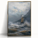 Framed acrylic landscape art featuring vibrant gold accents, showcasing a serene natural scene with rich colors, ideal for enhancing home decor aesthetics.