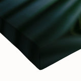 Black and white landscape art painting on stretched canvas featuring close-up floral details, suitable for bedroom wall art.