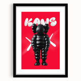 Vibrant Pop Art Wall Art – Unique KAWS-Inspired Canvas