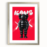 Vibrant Pop Art Wall Art – Unique KAWS-Inspired Canvas
