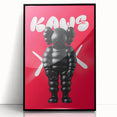 Vibrant Pop Art Wall Art – Unique KAWS-Inspired Canvas