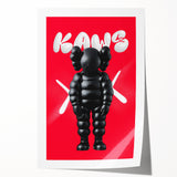 Vibrant Pop Art Wall Art – Unique KAWS-Inspired Canvas