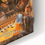 Retro Indiana Jones Raiders of the Lost Ark Poster Art - Vintage Prints