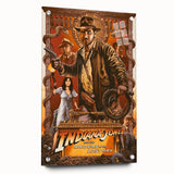 Retro Indiana Jones Raiders of the Lost Ark Poster Art - Vintage Prints