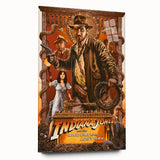 Retro Indiana Jones Raiders of the Lost Ark Poster Art - Vintage Prints
