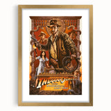 Retro Indiana Jones Raiders of the Lost Ark Poster Art - Vintage Prints
