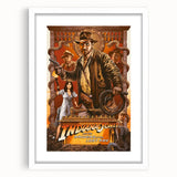 Retro Indiana Jones Raiders of the Lost Ark Poster Art - Vintage Prints
