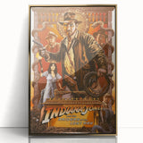 Retro Indiana Jones Raiders of the Lost Ark Poster Art - Vintage Prints