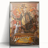 Retro Indiana Jones Raiders of the Lost Ark Poster Art - Vintage Prints