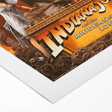 Retro Indiana Jones Raiders of the Lost Ark Poster Art - Vintage Prints