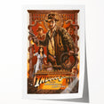 Retro Indiana Jones Raiders of the Lost Ark Poster Art - Vintage Prints